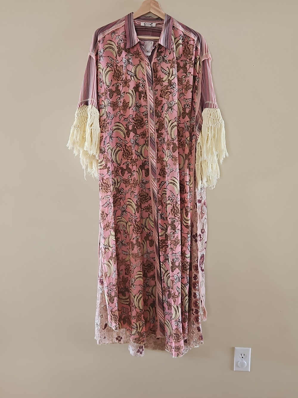 NWT - Free People Watching Waves Maxi Shirt - Picture 5 of 15